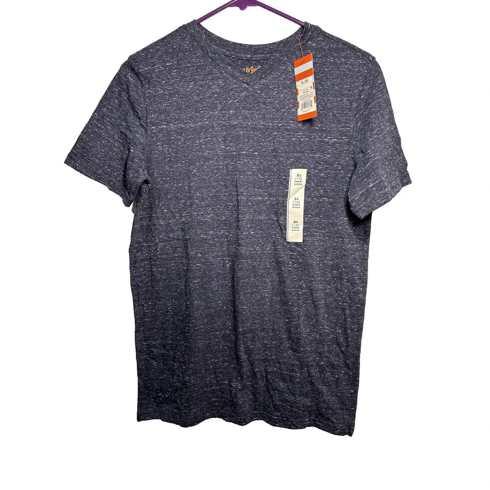cat & jack boys short sleeve t‎ shirt size XL extra large 16 blue